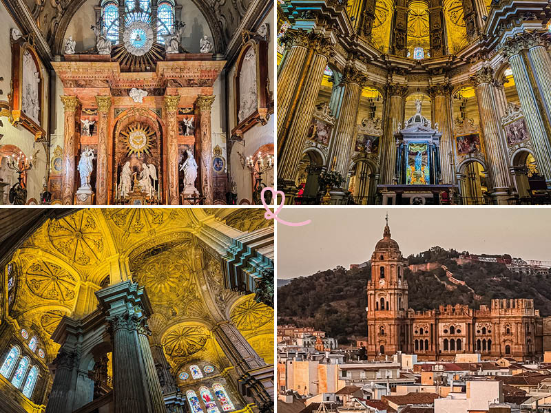 Bezoek de Incarnatiekathedraal in Malaga, Spanje
