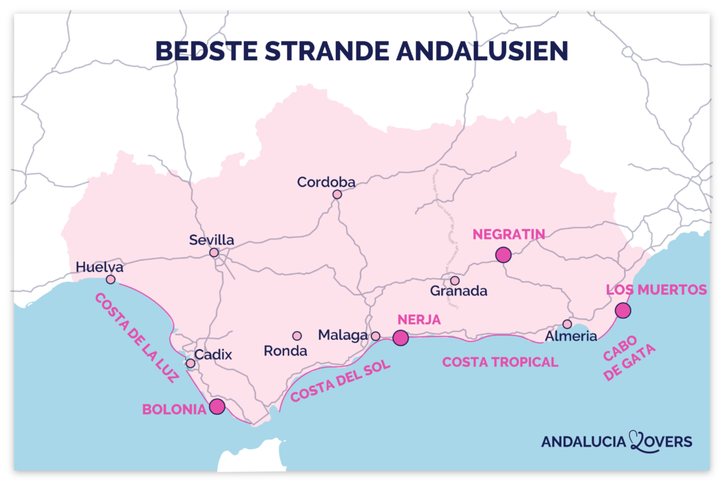 Andalusiens smukkeste strande