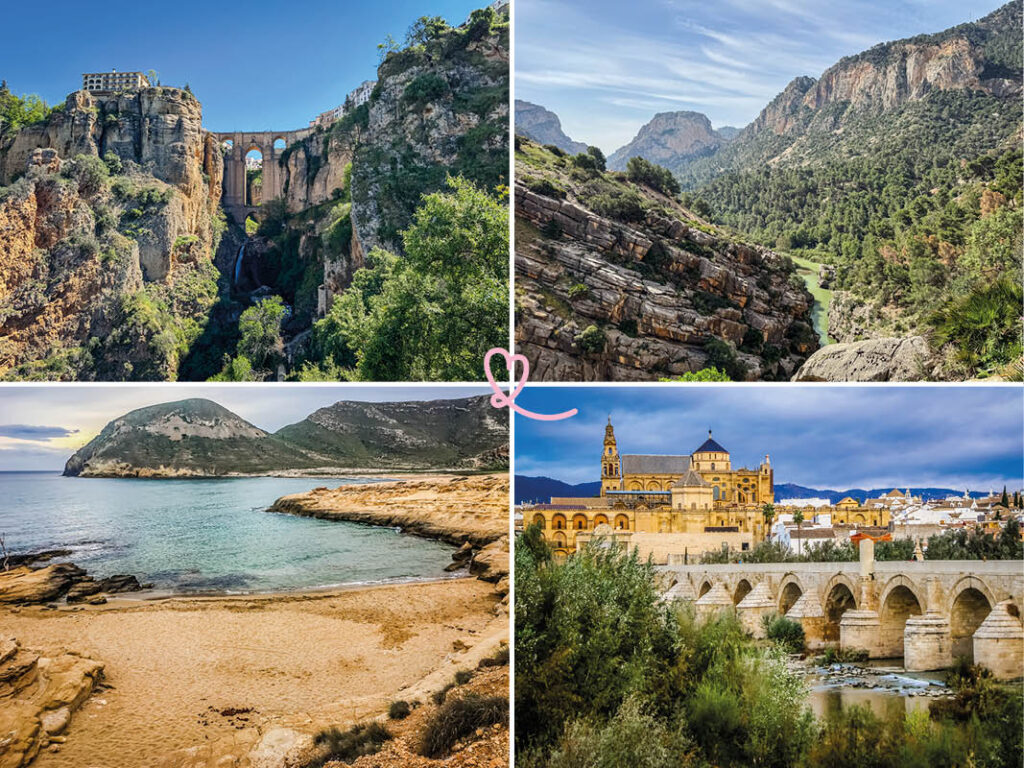 Découvrez notre sélection des plus beaux coins à voir en Andalousie, des types de paysages à observer (conseils + photos)