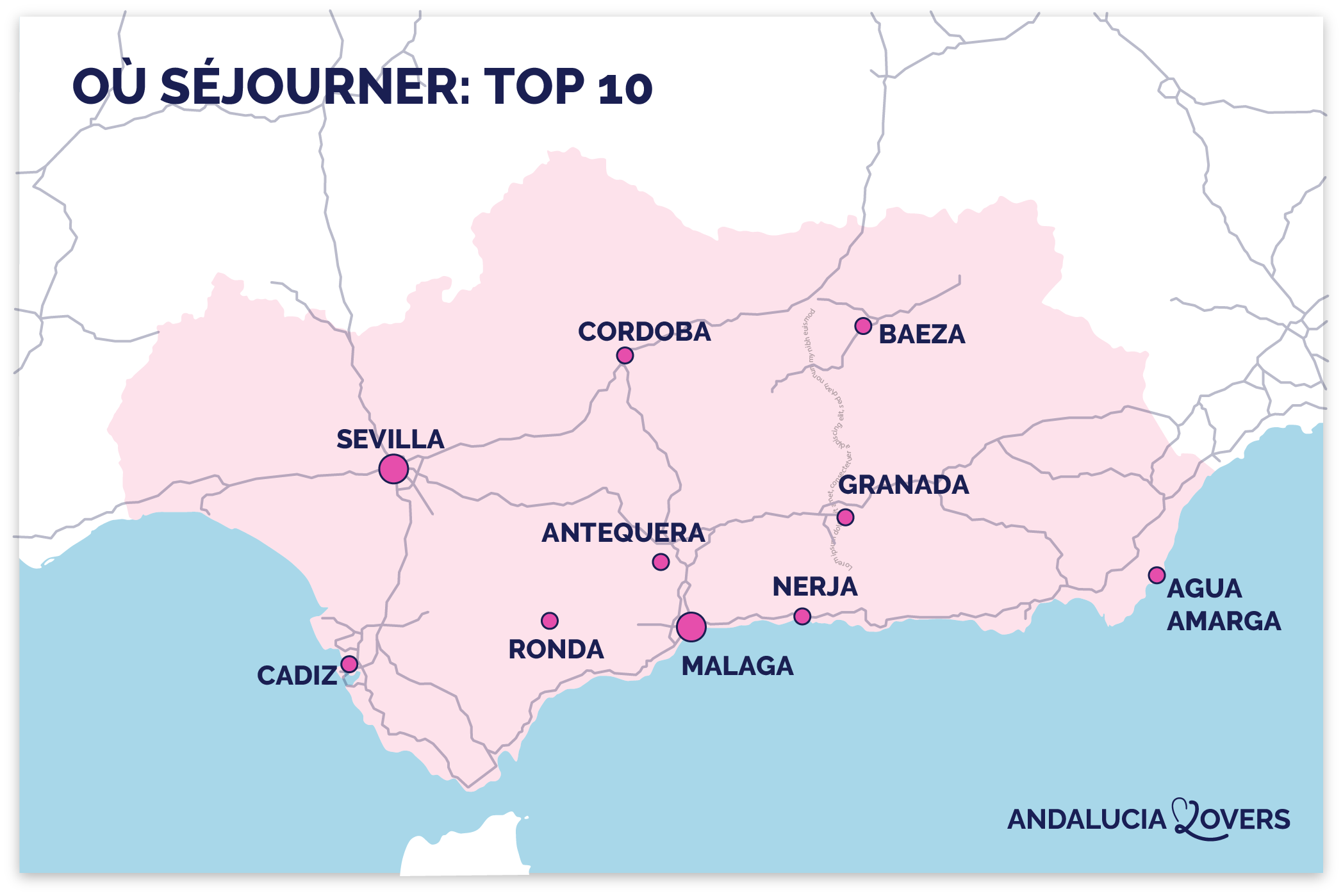 carte ou sejourner andalousie destinations