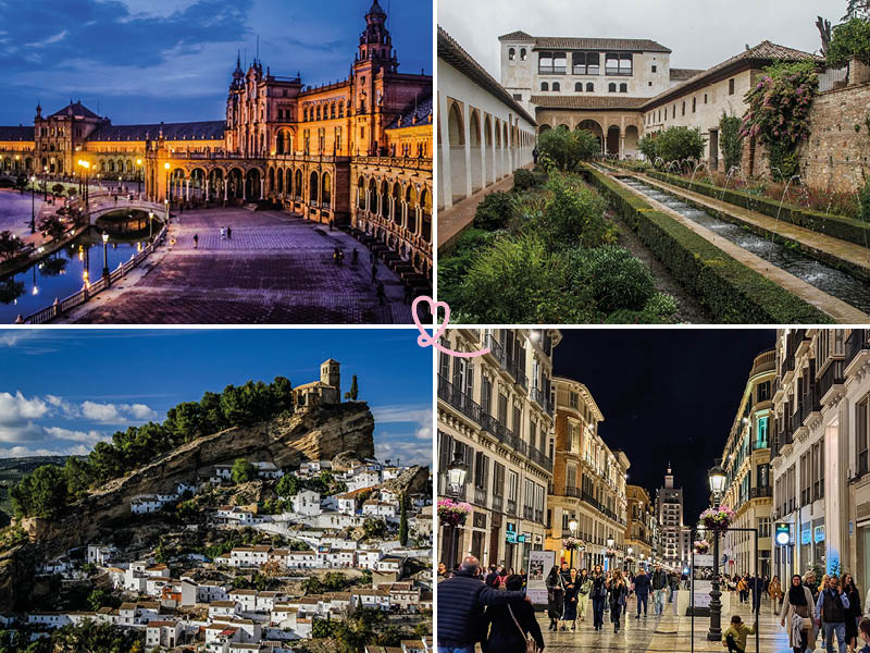 Besøg Andalusien om vinteren: best-of