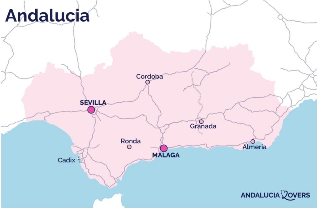 mappa per Siviglia